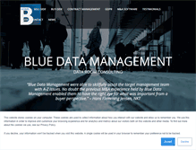 Tablet Screenshot of bluedatamanagement.com